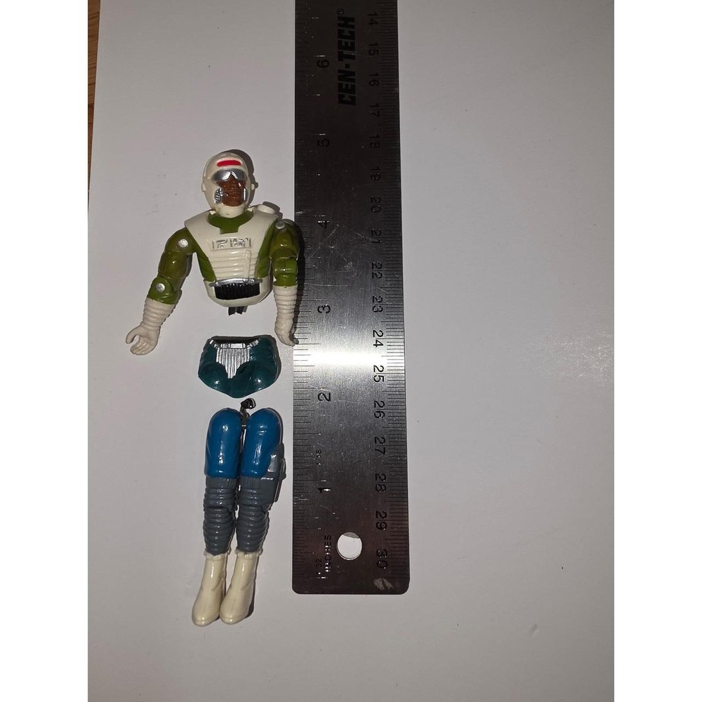 disassembled 1989 G.I. Joe Battle Force 2000 Dee-Jay (Comm-Tech Trooper) action
